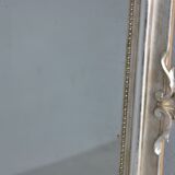 Miroir de style Louis XV argenté époque XIXème