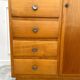 Vintage asymmetrical wardrobe