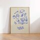 Impression giclée Illustration naïve, 50x70cm