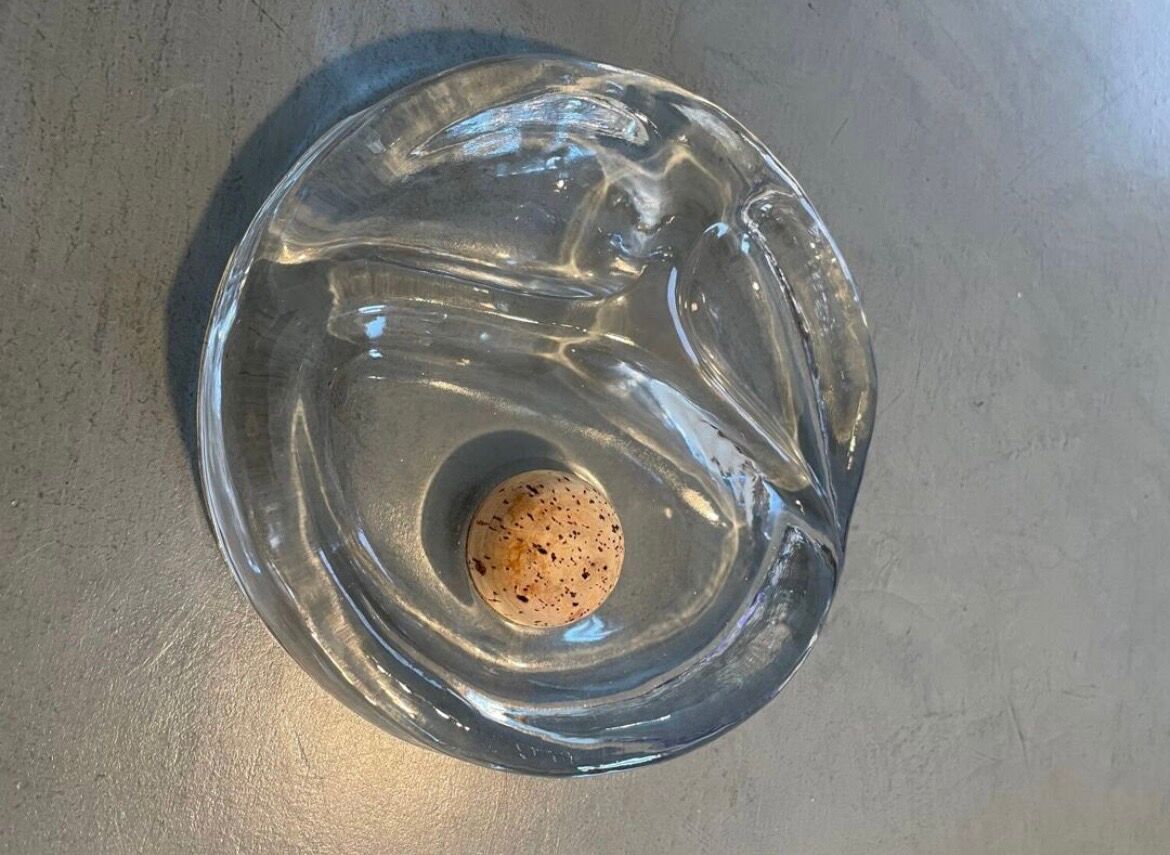 Pipe ashtray Georgshütte Glass Design