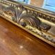Large beveled mirror - Gold metal frame - Made in Belgium