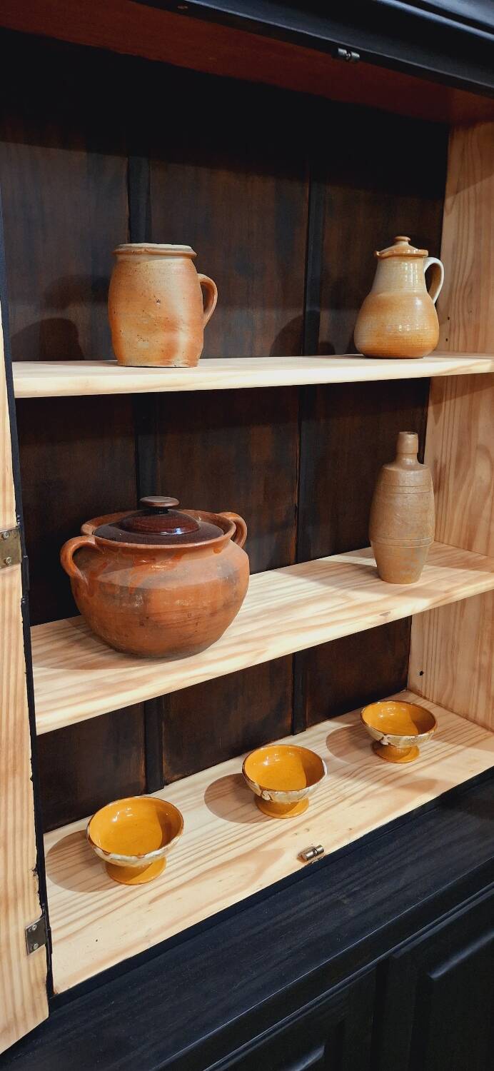 Antique 2-piece sideboard