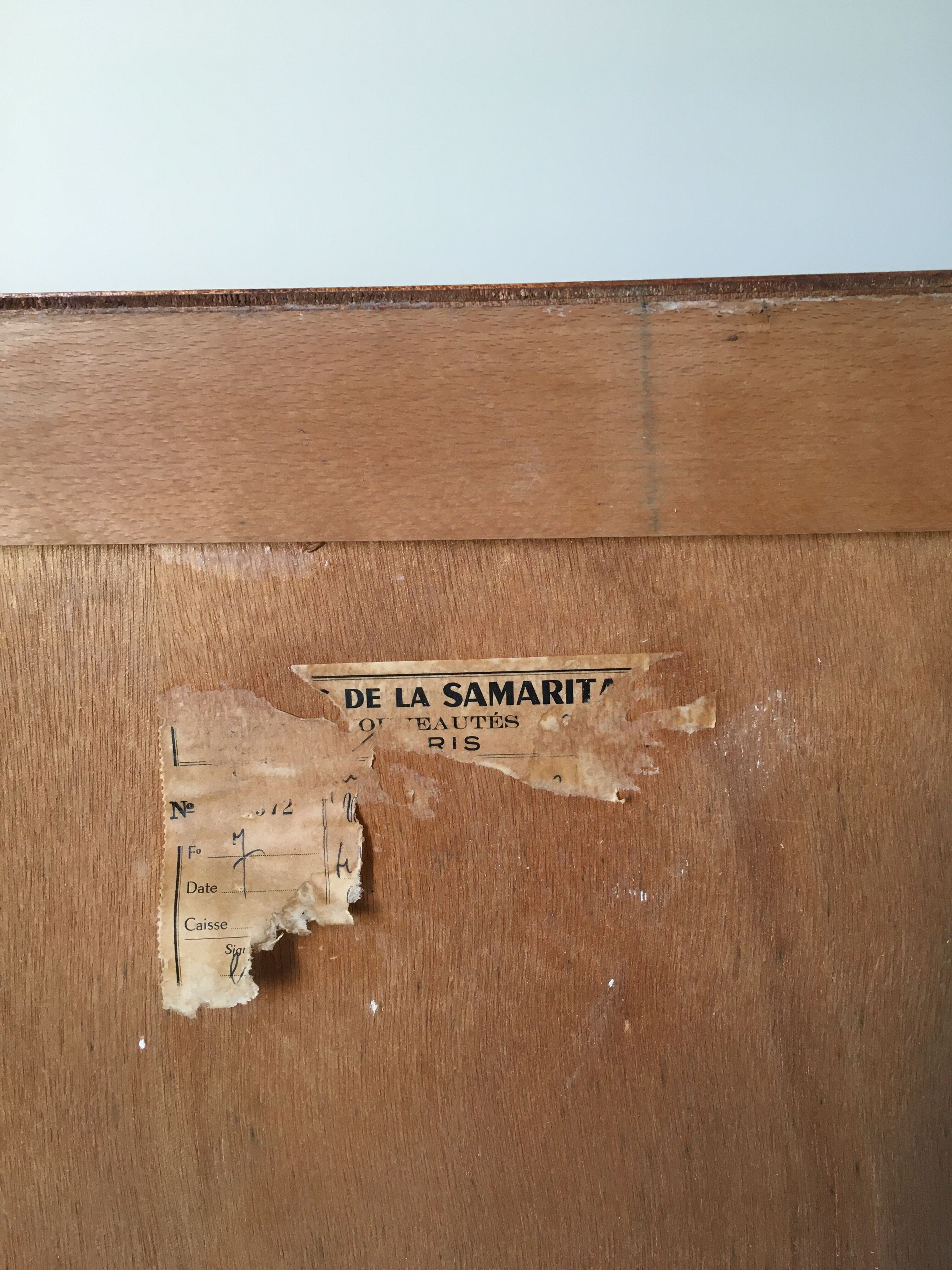 Small wooden library shelf