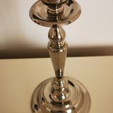 Old silver candlestick