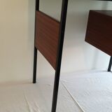 Rosewood and metal desk