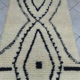 Berber beni mrirt hallway rug