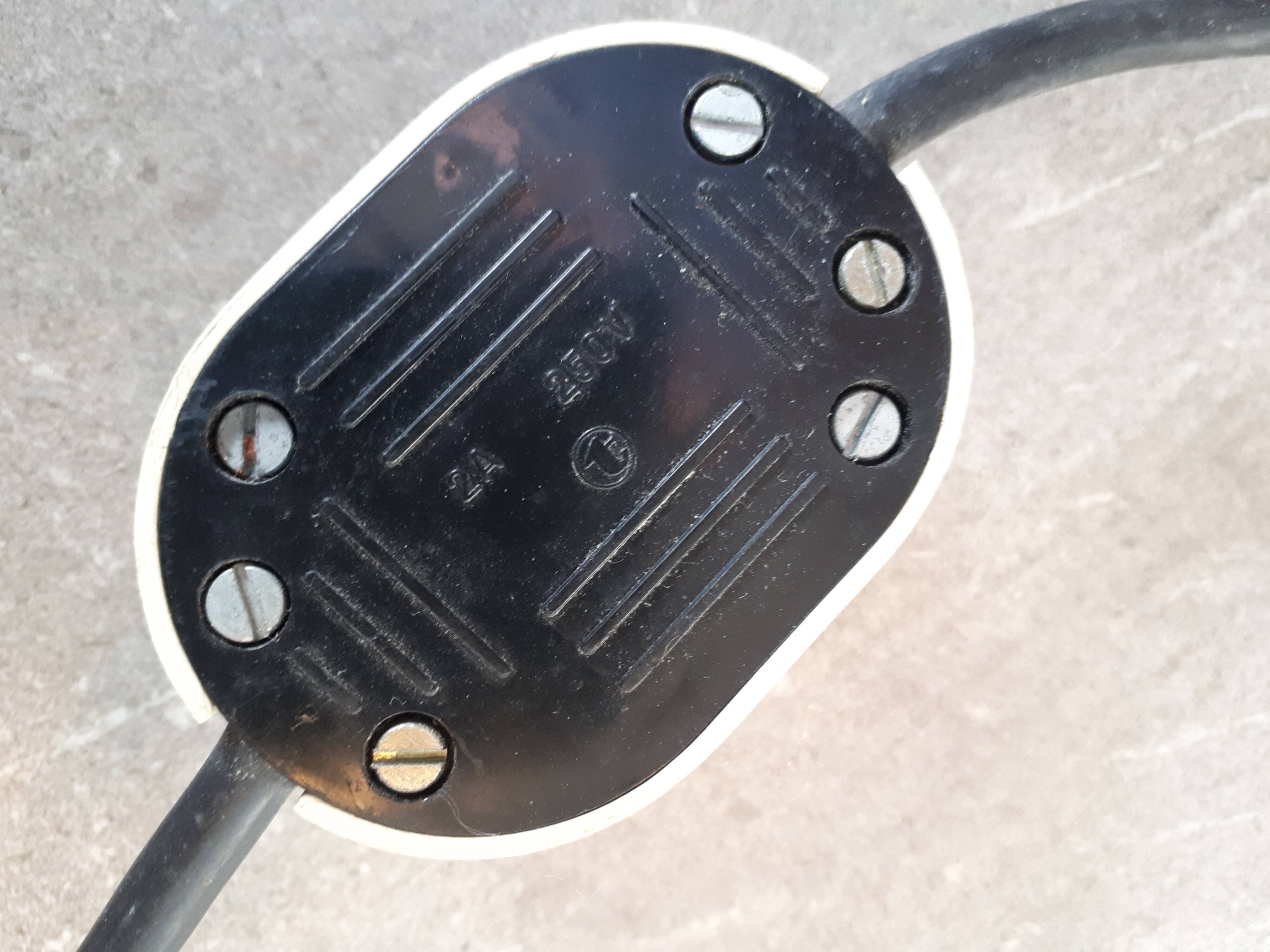 Italian lamppost 3 globes opalines 60s