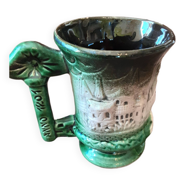 Mug grès  barbotine