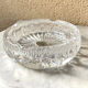Bohemian crystal ashtray Bleikristall West Germany 60s