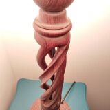 Rosewood twisted lamp