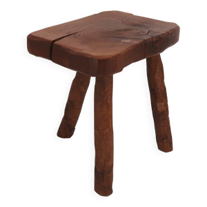 tabouret tripode brutaliste