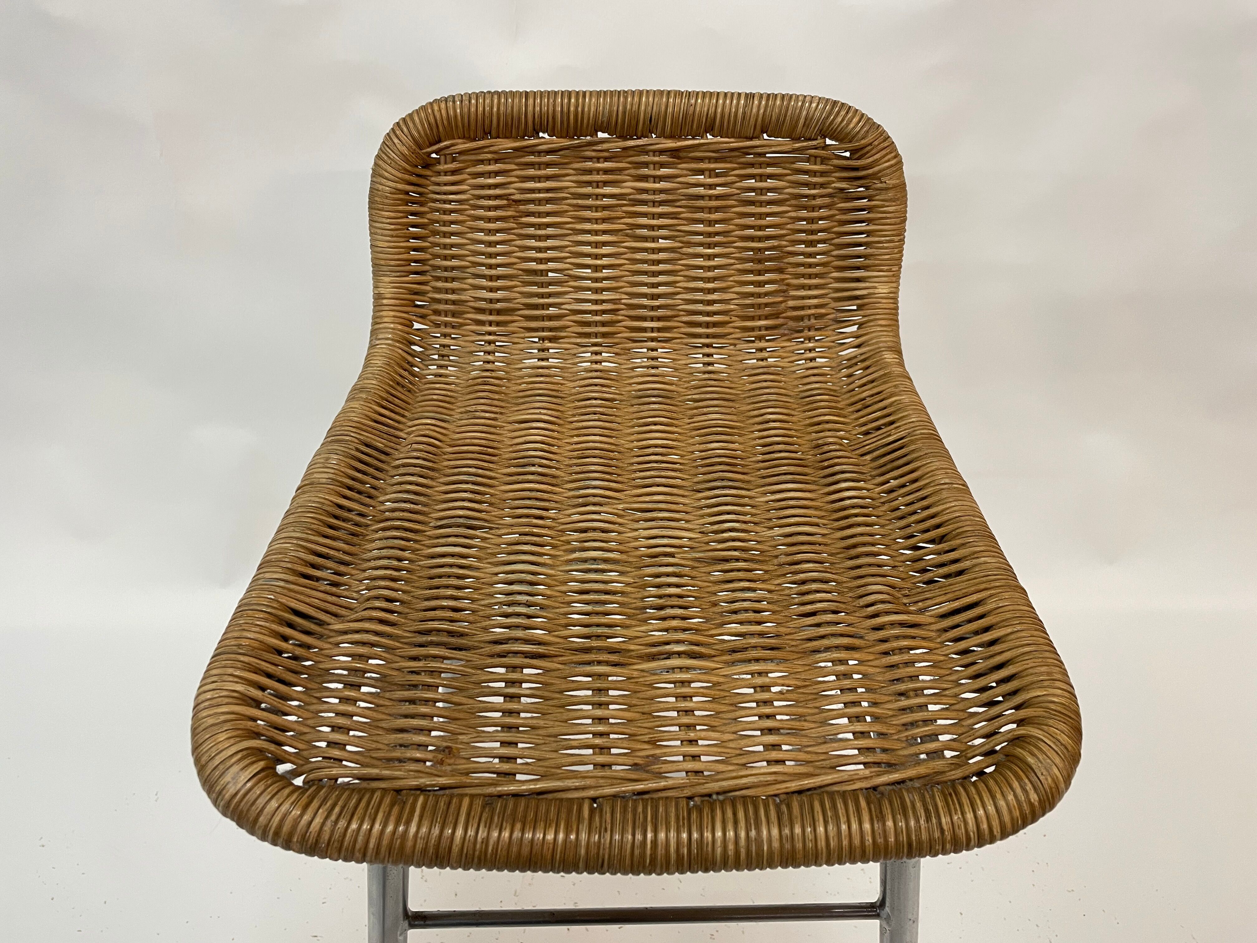 Vintage stool barstool Dirk van Sliedregt Rohe Noordwolde