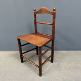 Set of six old English kitchen chairs