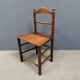 Ensemble de six chaises de cuisine anglaises anciennes