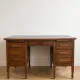 Vintage solid oak desk Retro Wood