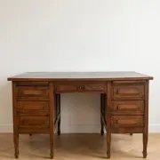 Master's desk, former minister in solid oak