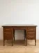 Vintage solid oak desk Retro Wood