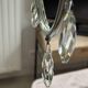 Murano crystal chandelier black lampshade