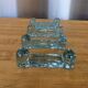 Set of 4 handcrafted glass knife rests - Biot