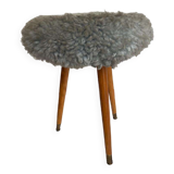 Tabouret moelleux vintage