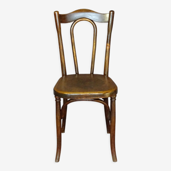 Chaise bistrot par fischel n°103 vers 1915 assise bois