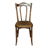 Bistro chair by fischel n°103 circa 1915 wooden seat