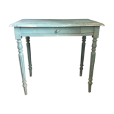 Table et sa patine bleu d’origine