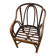 Vintage rattan armchair (1960s)