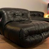 Designer 3-er Sofa and Sessel Soriana Cassina Scarpa