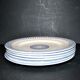 Flat plates Alhambra earthenware of Clairefontaine J.S & G "Terre de fer" 22.5cm