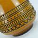 huge 60's VASE jug model 88 35 amber and brown with black abstract pattern