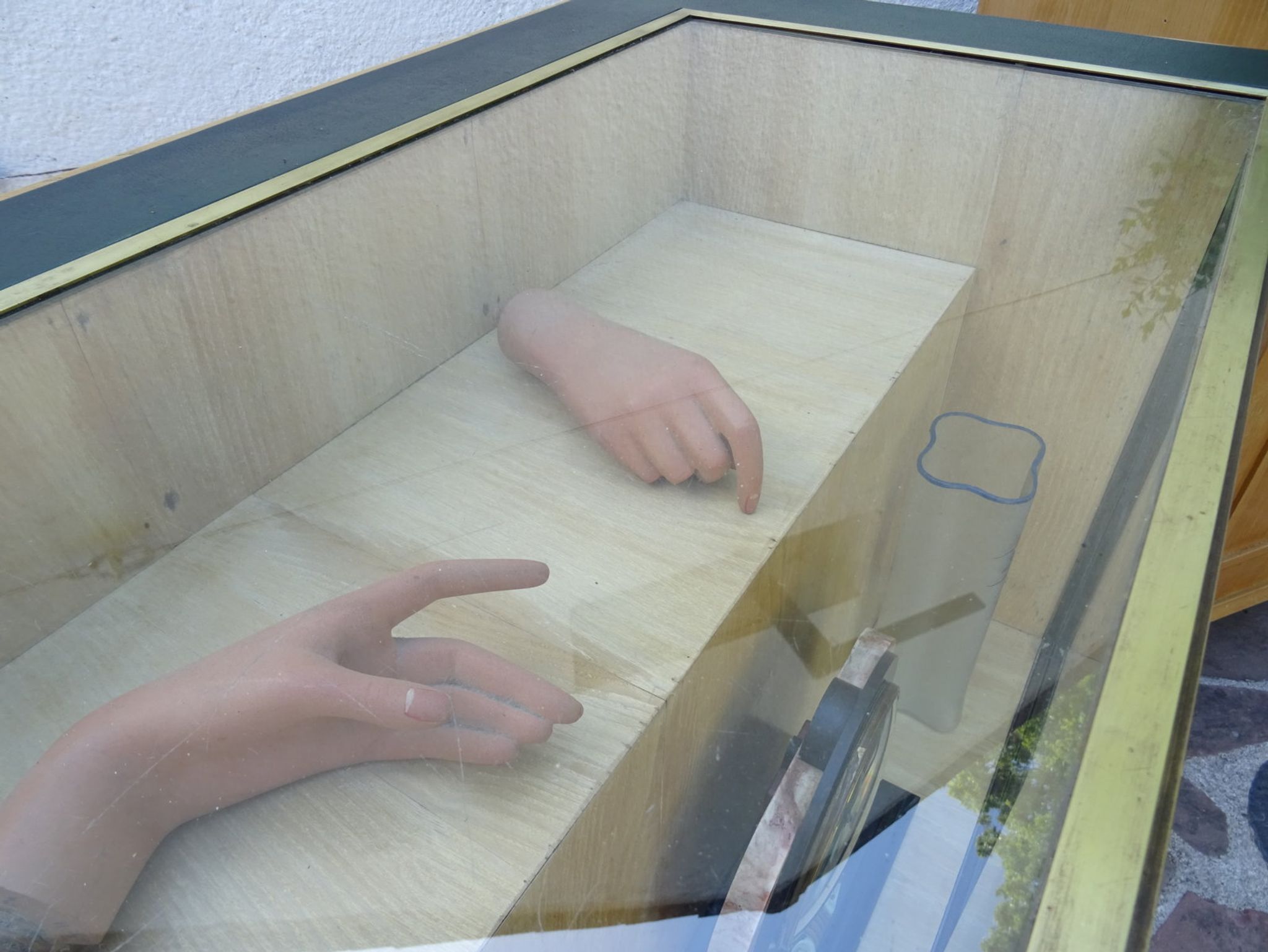 Comptoir vitrine d'horlogerie années 50