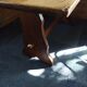 Vintage refectory table in solid oak