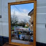 Mirror 19th Wood and Golden Stuck