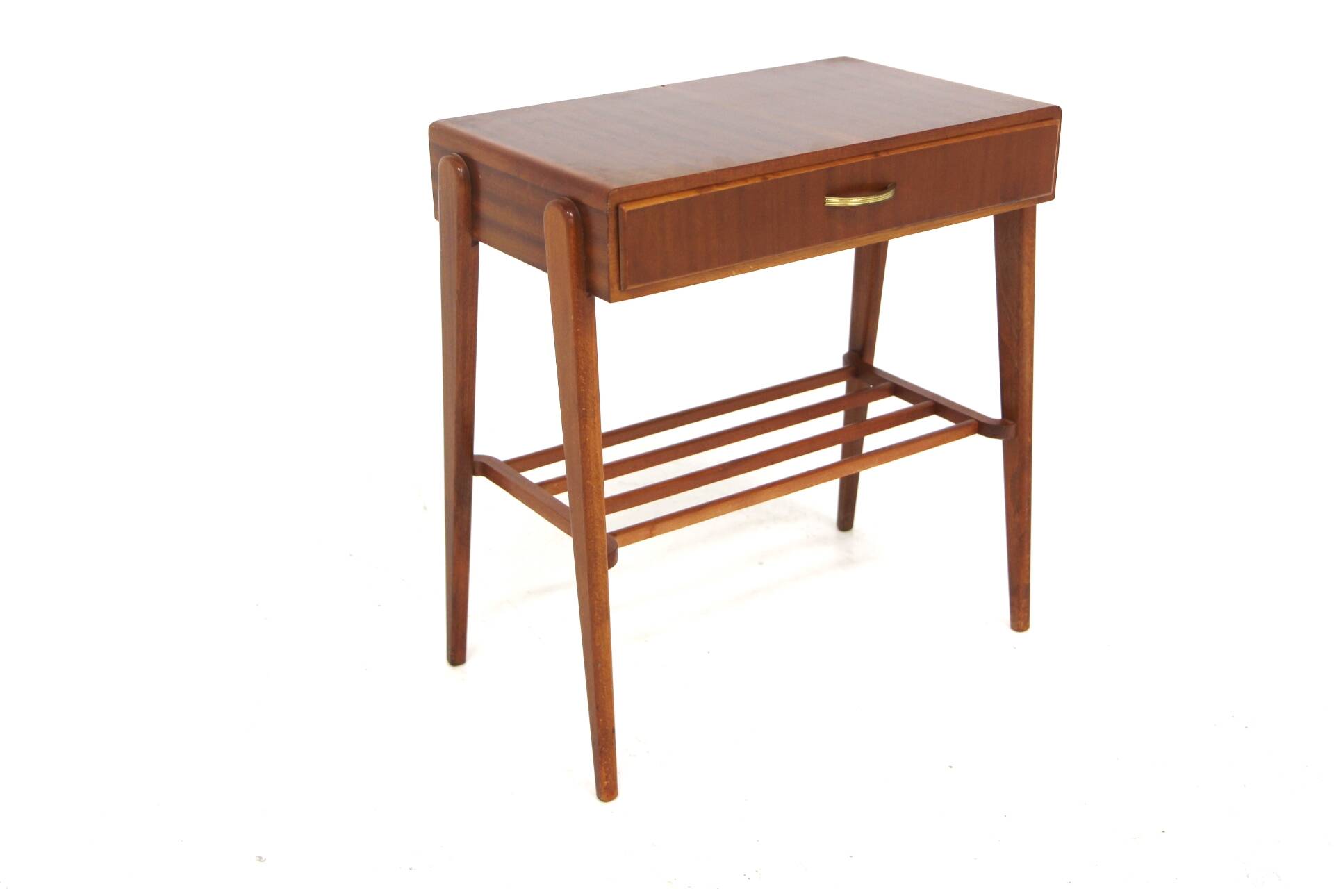 Table de chevet scandinave en acajou, Suède, 1960