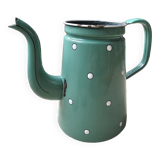 Enameled metal pitcher