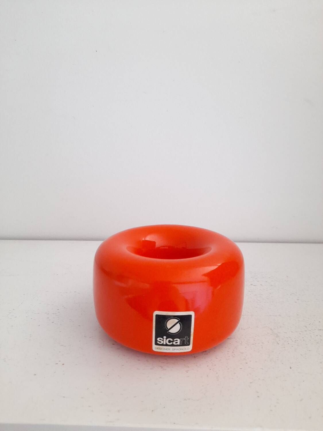 Donut ashtray Sicart Spanish design