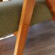 Vintage Design Kiwi Green Boucle Armchair