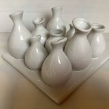 White ceramic flower spikes