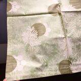 4 serviettes Palmier de chez Christofle satin de coton