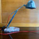 Art Deco articulated lamp