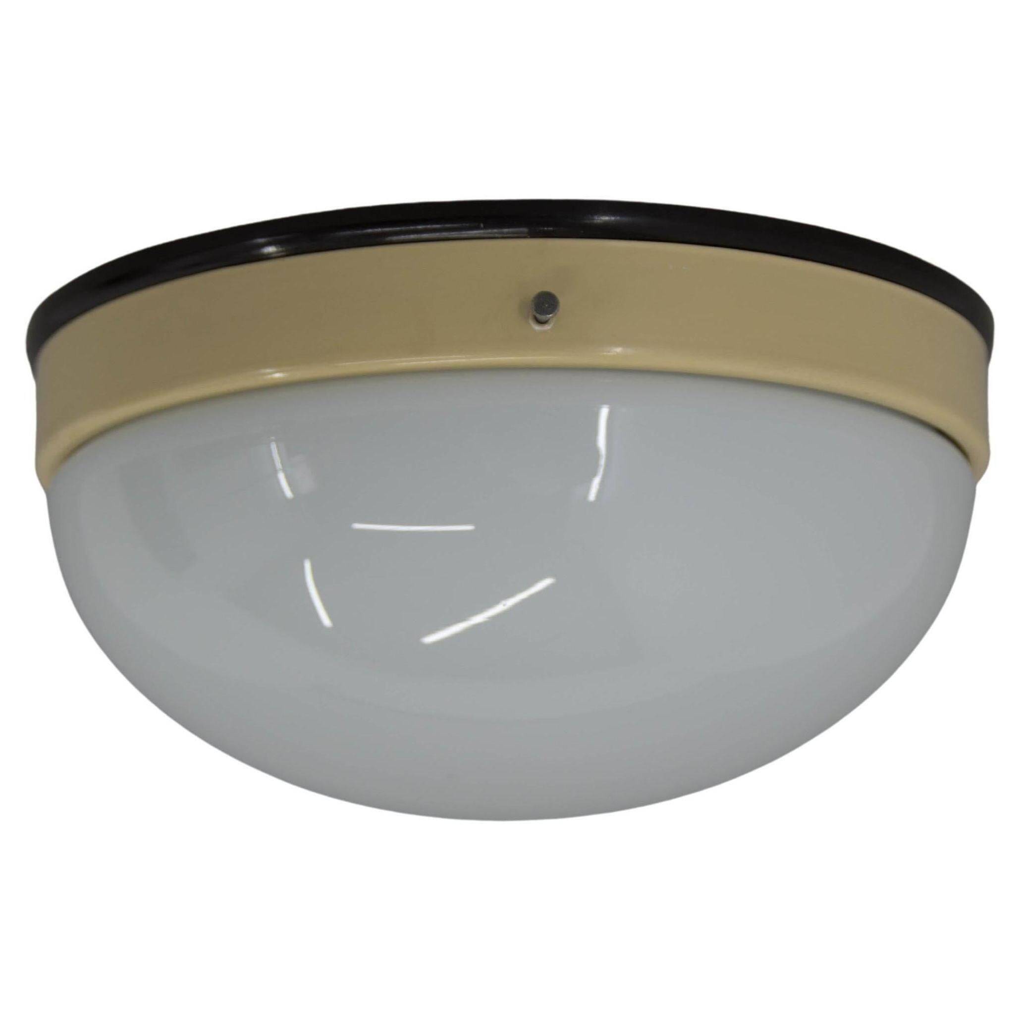 Bauhaus flush mounts or wall lamps, 1940, restored