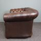 Chesterfield sofa in old cowhide 2.5 seats