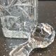 Cut crystal decanter