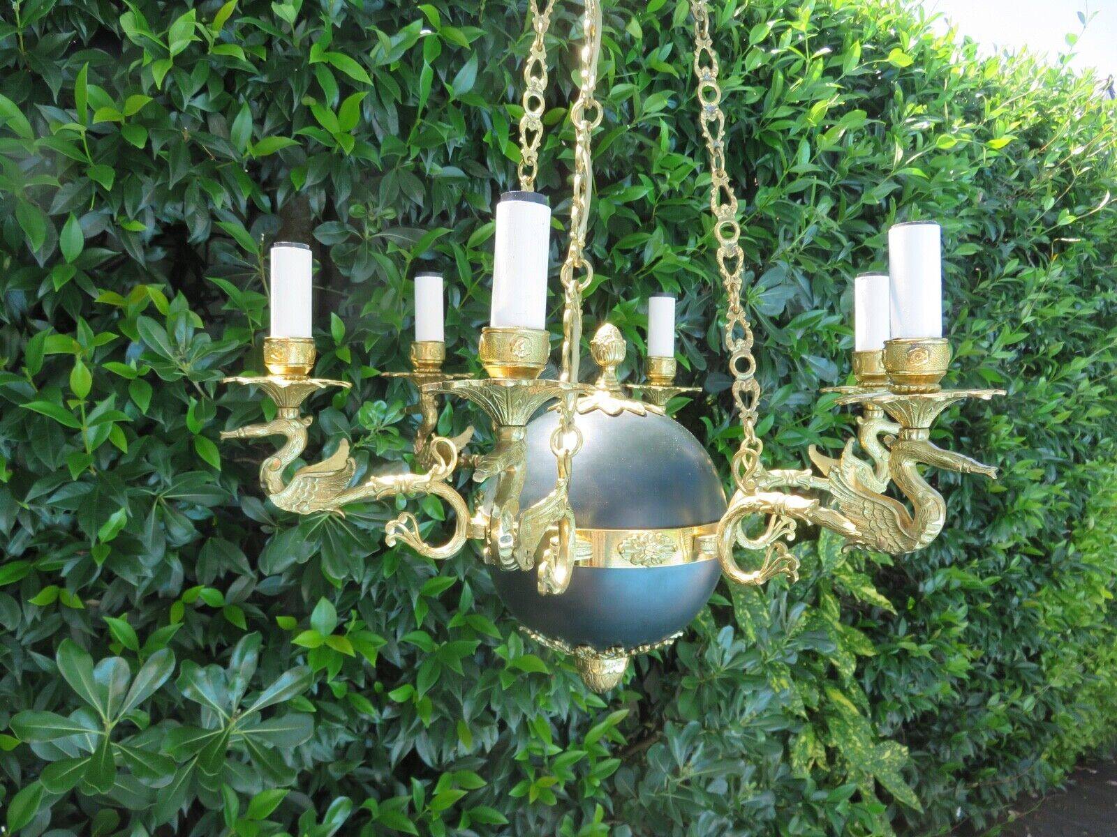 Empire chandelier Lucien Gau Paris