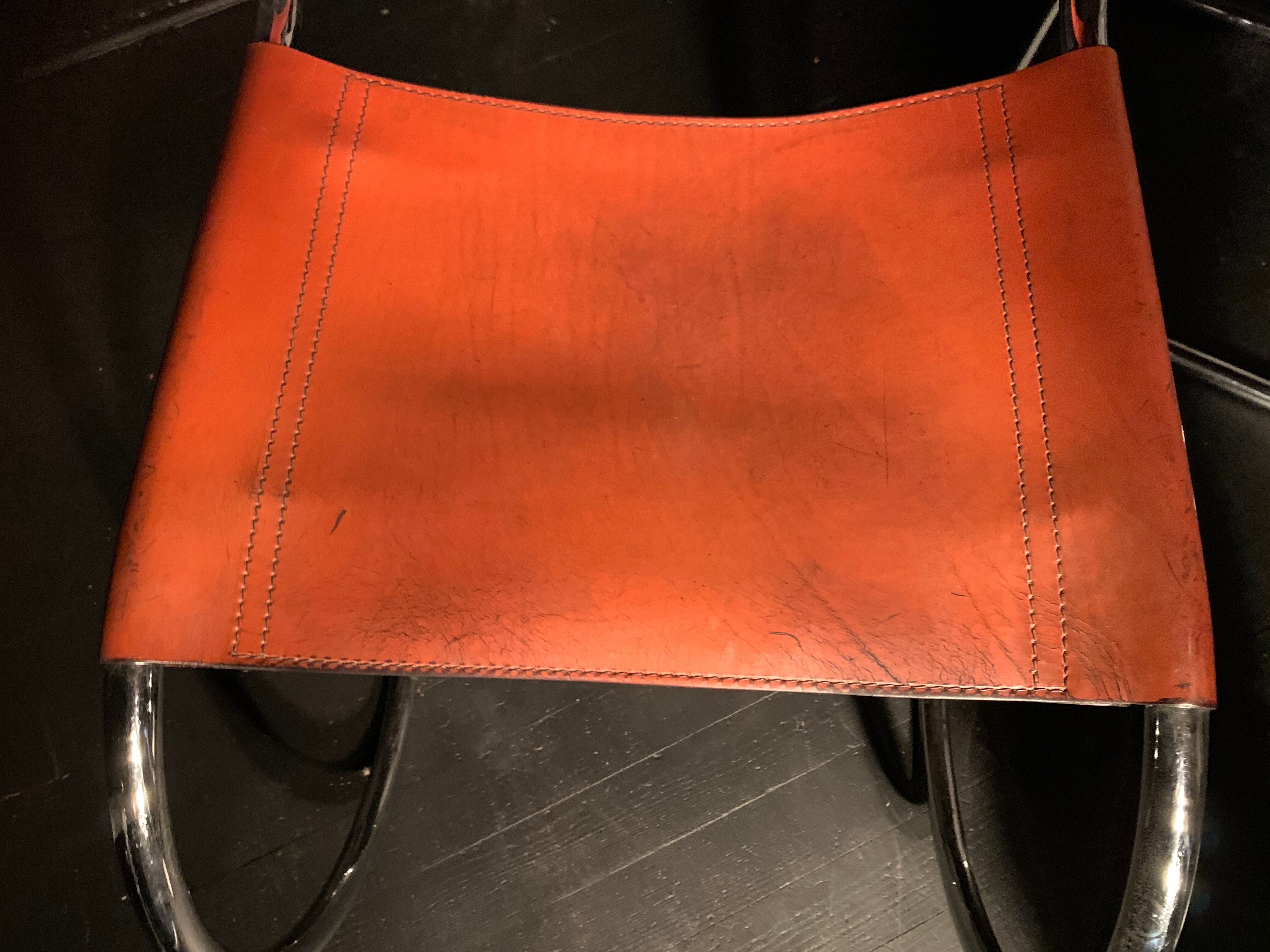 Pair model chair MR10 design Ludwig Mies Van Der Rohe