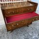 Vintage chest of drawers compass feet