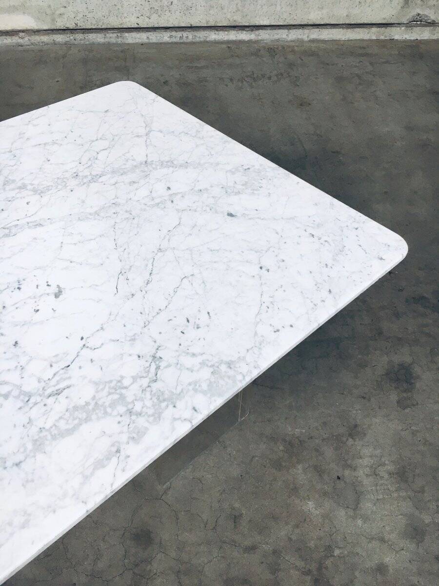Minimalist Marble Floating Dining Table, Italy, 1970s
