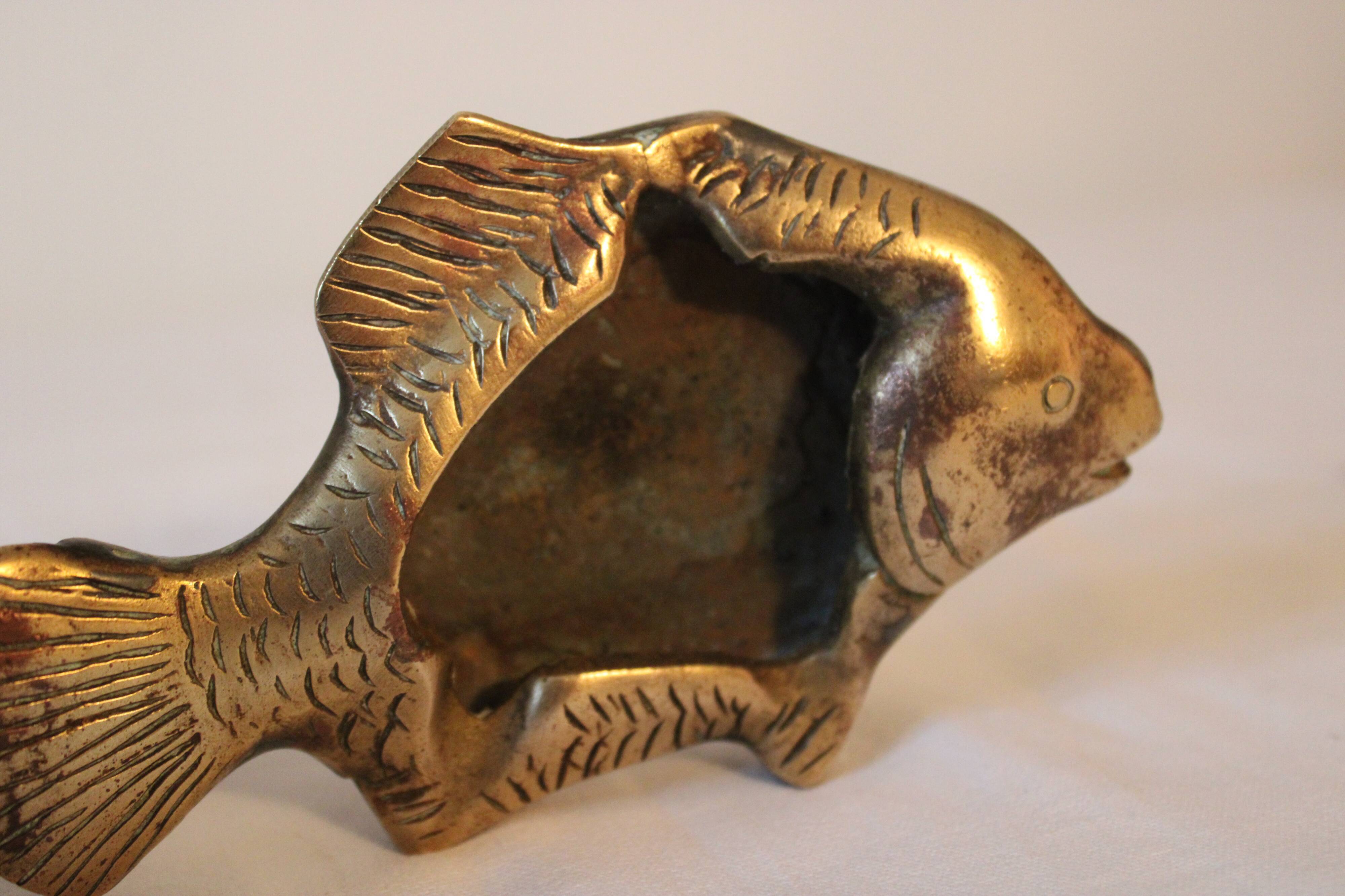 Brass ashtray