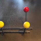 Wall coat rack 2 ball hooks